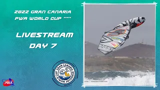2022 Gran Canaria PWA Windsurfing World Cup | Day 7 - Boy's U20 & Men's Single Elimination
