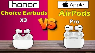 HONOR CHOICE EARBUDS X3 VS APPLE AIRPODS PRO COMPARISON !