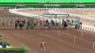 HIPODROMO MENDOZA - 12ªca. PREIMO: “RESABIADO SUR” 250 Mts