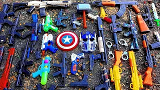 Tembak Plastik Nerfgun Seperti * Watergun, Soft Bullet, Sniper, Ak47, M16, Machine Gun, Nerf 107