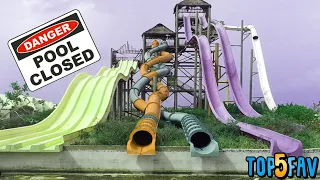 Top 5 ABANDON Waterparks YOU CAN'T GO TO ANYMORE!