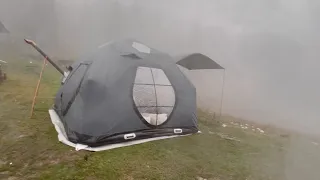 WE GOT STUCK IN THE MIDDLE OF A STORM | The Cost of Pitching a Tent in the Wrong Place