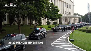 Governo de SP entrega viaturas blindadas para a Policia Civil