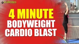 4 Minute Bodyweight Cardio Blast