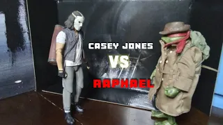 1990 tmnt Casey jones vs rapheal