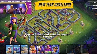 Easily 3 stars the Happy new year challenge | 2023 | clash of clans