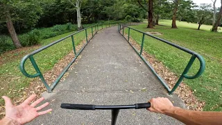 Insane Rail LANDED on Scooter!