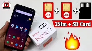 Redmi Note 7 & Redmi Note 7 Pro Hybrid Sim Slot Solution | 2Sim + 1 SD Card कैसे Use करें? Sim Slot