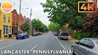 Lancaster, Pennsylvania! Drive with me through a Pennsylvania town!