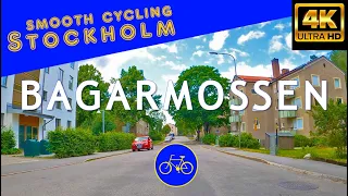 Nicer than you'd expect! Varied Stockholm suburb Bagarmossen [4K] [ASMR]