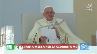 GMG 2023, Papa Francesco e la Messa di chiusura – omelia integrale