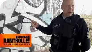 Graffiti-Alarm! Polizei auf der Suche nach Sprayern! | Achtung Kontrolle | kabel eins