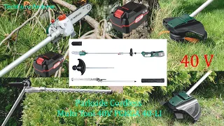 Parkside Cordless Multi Tool 40V PGKGA 40-LI B2 TESTING