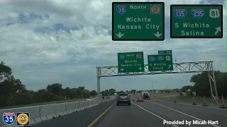 I-35 Kansas Turnpike NB - Oklahoma Border to Ottawa, KS (US-59)