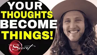 "THOUGHTS BECOME THINGS" - Most Powerful Law of Attraction Technique Not In The Secret Movie!!