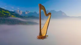 Mysteries of the Harp 💙 Heavenly Harp Music Instrumental 💙 Healing Music