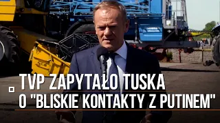 TVP zapytało Tuska o "bliskie kontakty z Putinem". Uzyskana odpowiedź rozwścieczy PiS