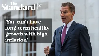 Jeremy Hunt: low growth was 'expected' as UK’s economy slipped into a recession at the end of 2023