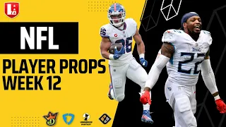 WEEK 12 NFL PLAYER PROPS | Top 5 NFL Player Prop Bets for Week 12 Sunday November 26th