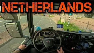 ASMR 🇳🇱 POV Truck Driving 2023 Scania | Netherlands 4k New Gopro