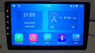 FLORIPARTS - Multimidia android 12 espelhamento  Bluetooth GPS Nativo ótimo custo X benefício