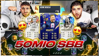 FIFA 23: RIP! ☠ 50 MIO COINS NO RULES SQUAD BUILDER BATTLE🔥🔥😱 SBB vs Ensar !!!