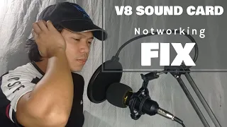 How to fix V8 Sound Card condenser microphone not working on PC