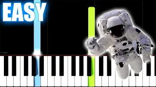 Interstellar Main Theme - Hans Zimmer - SLOW EASY Piano Tutorial