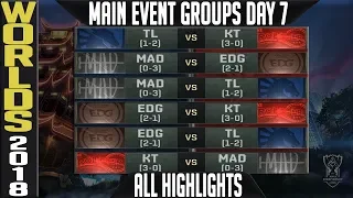 Worlds 2018 Day 7 Highlights ALL GAMES Main Event