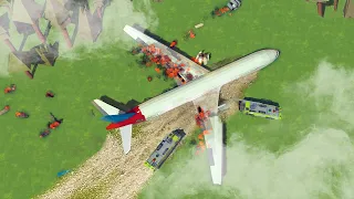 Emergency Landings In The Forest - Airplane Crashes & Unplanned Landings! Besiege plane crash