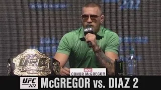 Conor McGregor's best trash talk from the UFC 202 press conference