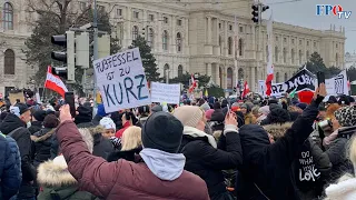 Corona-Demo - Den Österreichern reicht es: KURZ MUSS WEG!