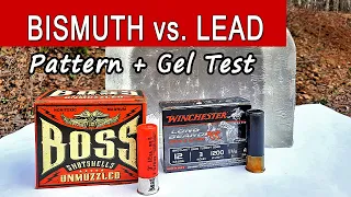 Winchester Longbeard XR vs. BOSS Bismuth | Ballistics Gel & Pattern Test for Turkey Hunting Ammo