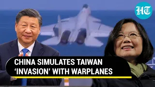 China practices Taiwan attack with 57 warplanes, 4 ships; Fumes as German leaders visit Taipei