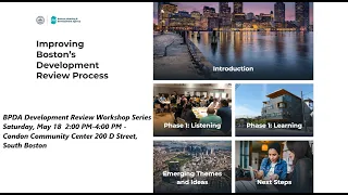 BPDA Development Review Workshop Series