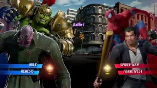 MARVEL VS. CAPCOM: INFINITE Hulk Alt.,Nemesis Alt.Requested  Gameplay In Arcade Mode