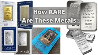 How Rare Are These Metals?