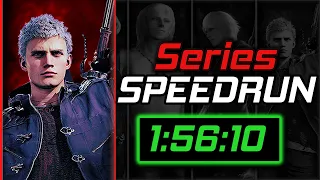 Devil May Cry Series World Record Speedrun DMC5 in 1:56:10 | New Game Human
