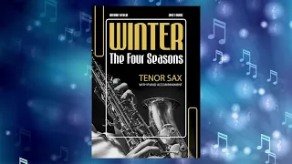 Winter from The Four Seasons - Vivaldi | Tenor SAX with Piano/Organ Accompaniment (F/G Major)