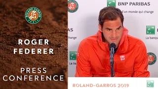 Roger Federer - Press Conference after Quarterfinals | Roland-Garros 2019
