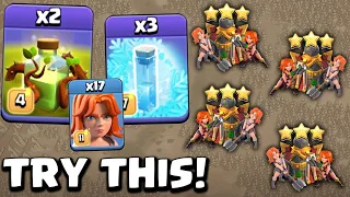 Overgrowth + Freeze = OverKill Th16 Attacks - TH16 BEST Ground 3 Stars Attack - Clash Of Clans
