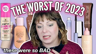 DON'T WASTE YOUR MONEY! The Worst of Beauty 2023 | WORST Makeup of 2023!