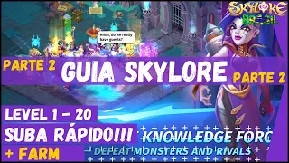 Skylore Online丨GUIDE How to Level Up Easy from Level 1 to 20 + FARM 🎉