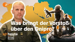 Ukrainische Erfolge am Dnipro – Truppen in Awdijiwka unter Druck | Oberst Reisner bei ZDFheute live