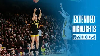 Iowa at Minnesota | Extended Highlights | Big Ten Women's Basketball | 2/28/24