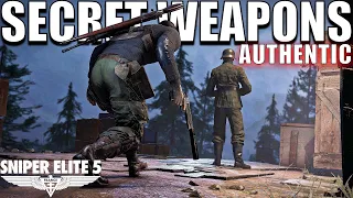 Sniper Elite 5 Authentic Mission 7 Secret Weapons Speedrun