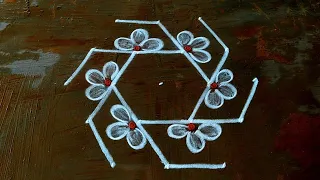 Chithirai madham Star Padikolam🌹5X3 Pandaga Muggulu🌹Friday padikolam🌹Simple kolam🌹Creativerangolis