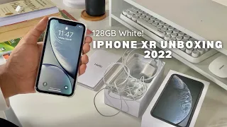 🍎 iPhone Xr 128gb White Unboxing 2022 (preloved iphone pricelist ph) | Jett Alejo