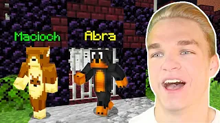 UCIEKŁEM z WIĘZIENIA z ABRA i DRESIKIEM w Minecraft!