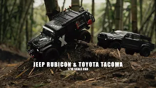 Jeep Rubicon & Toyota Tacoma Knightrunner 1/10 Scale Car OffRoad Overland